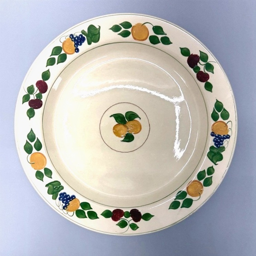 VTG Adams‎ Royal Ivory Titian Ware Fruit 1346B Serving Plate 12.5" Hand Painted